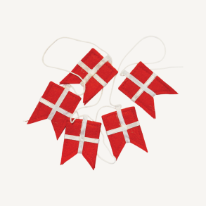 Guirlande Danmarks Flag Filt - 2m
