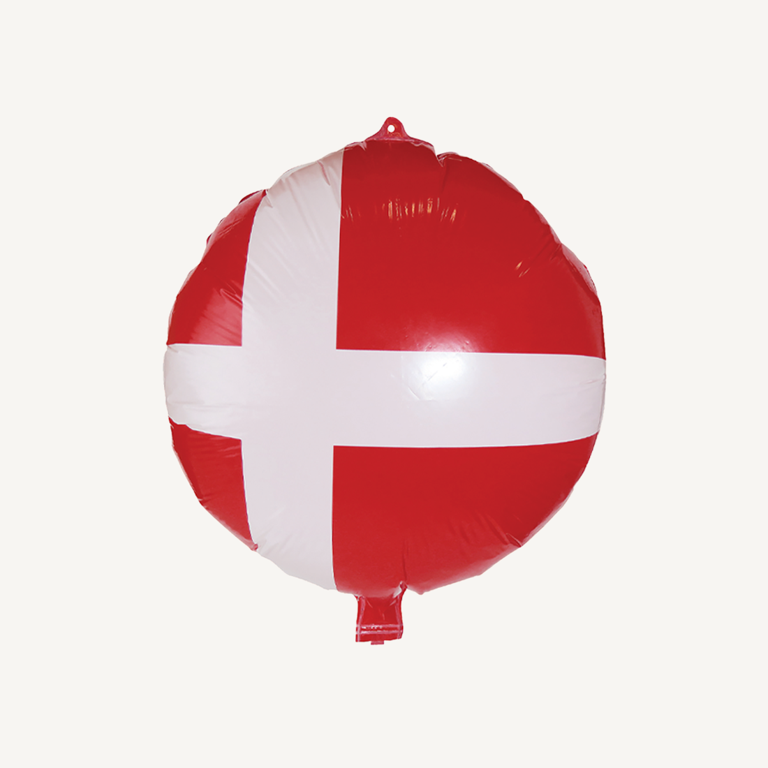 Folieballon Danmarks Flag - 45cm - Folieballoner - Kagedeko