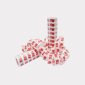 Serpentiner Danmarks Flag - 3stk