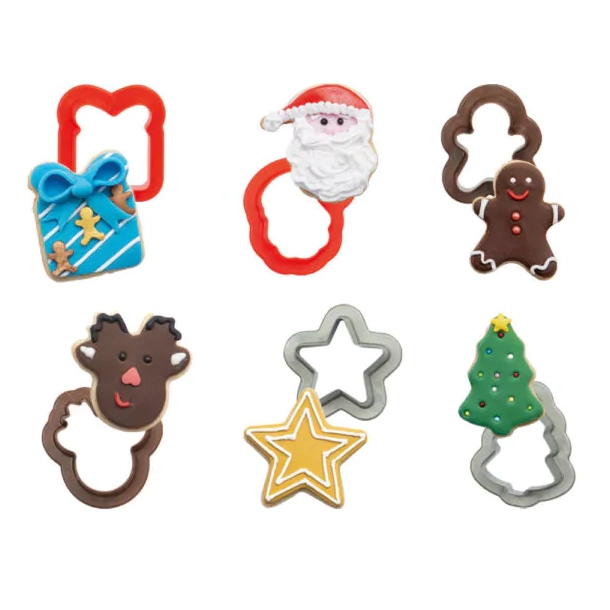 Decora Jule udstikker st - 6 dele