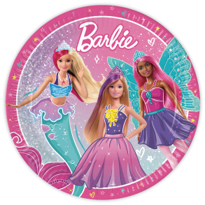 Tallerkner Barbie Fantasy 23 - 8stk