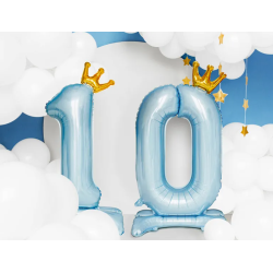 Folieballon Stende Tal Sky Blue - 84cm 