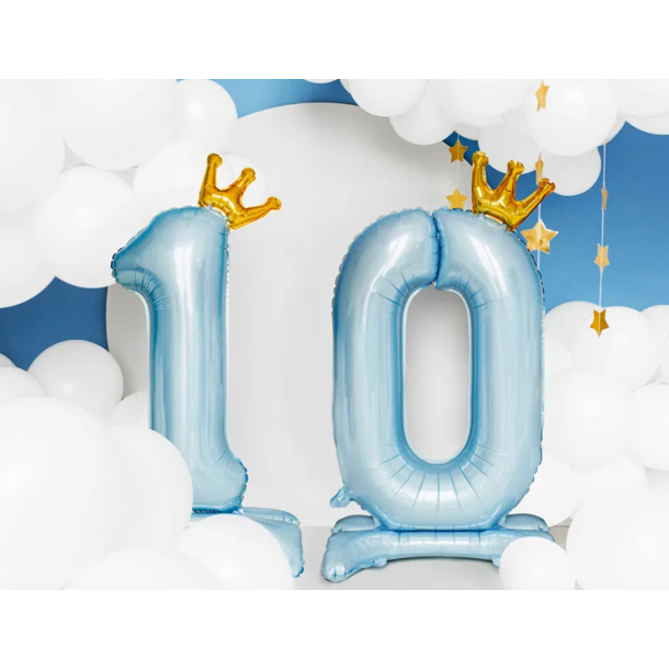 Folieballon Stende Tal Sky Blue - 84cm 