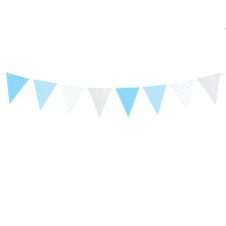 Guirlande 1'st birthday Bl - 1,3m