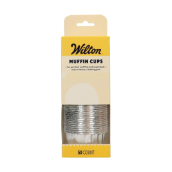 Wilton Muffinsforme Silver - 50stk