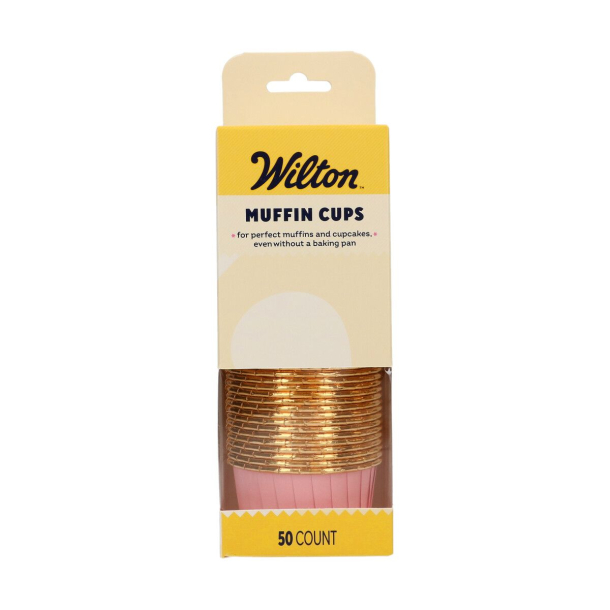 Wilton Muffinsforme Baby Pink - 50stk