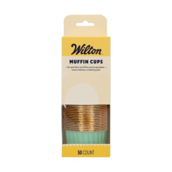 Wilton Muffinsforme Aqua - 50stk