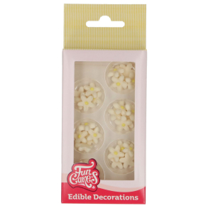 FunCakes Sukkerdekoration Krysantemum Gul - 30stk
