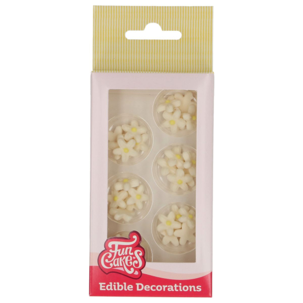 FunCakes Sukkerdekoration Krysantemum Gul - 30stk