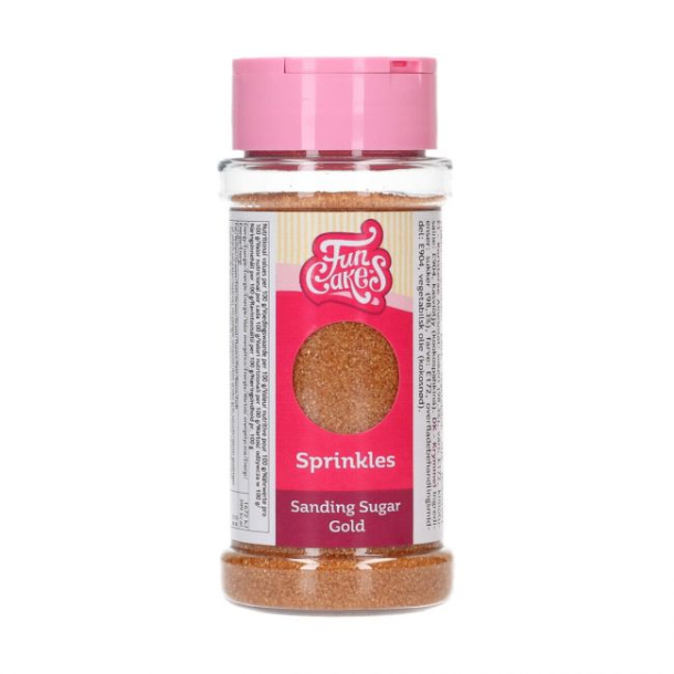 FunCakes Krymmel Sanding Sugar Gold - 80g