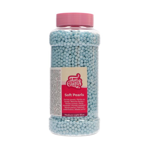 FunCakes Krymmel Soft Pearls Light Blue - 600g