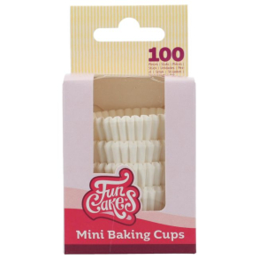 FunCakes Mini Muffinsforme Hvid - 100stk