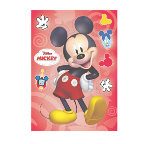 Vaffelprint Mickey Mouse - Silhuetter - BF: 11/2025