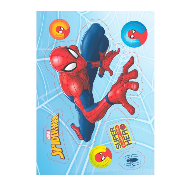 Vaffelprint Spiderman - 14.8X21CM