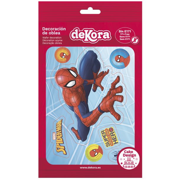 Vaffelprint Spiderman - 14.8x21cm