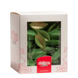 Vaffelblomst Blade Grn med Glimmer - 400stk