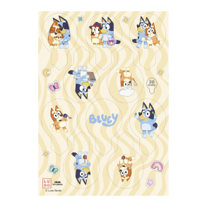 Vaffelprint Bluey - 20stk