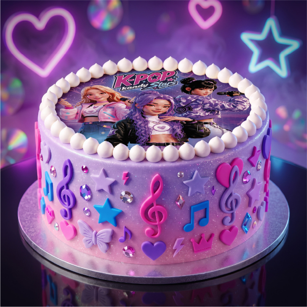 Vaffelprint K-Pop Kandy Stars - �20
