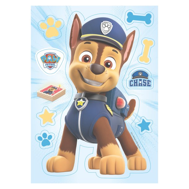 Vaffelprint Paw Patrol - Silhuetter