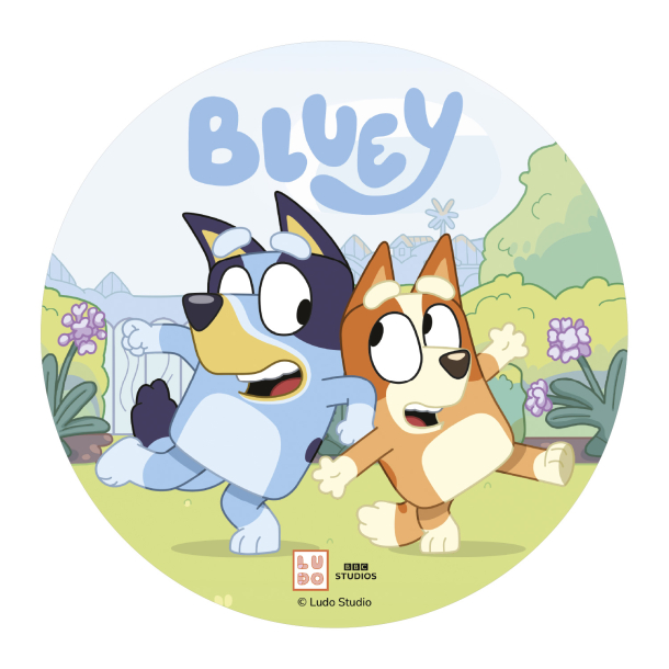 Vaffelprint Bluey - �20