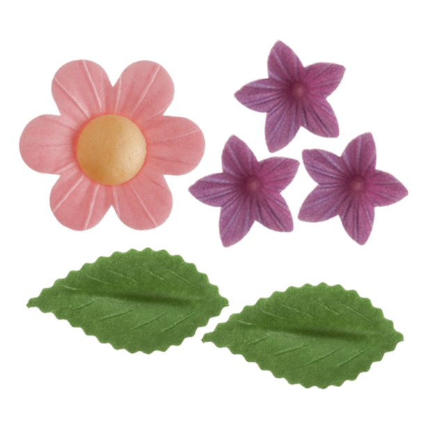 Vaffelprint Blomster &amp; Blade - 38stk