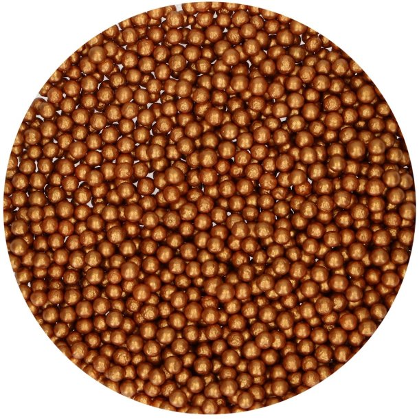 FunCakes Krymmel Soft Pearls Small Bronze Gold - 70g