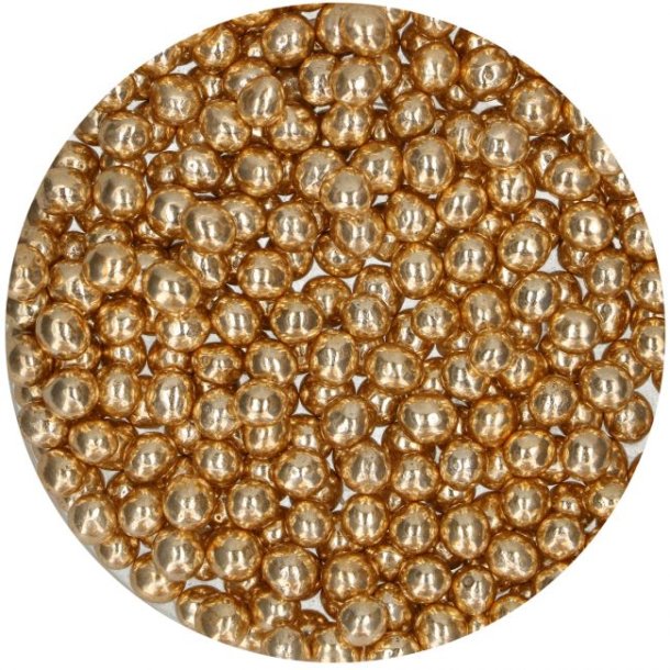 FunCakes Krymmel Crispy Choco Pearls Metallic Gold - 60g