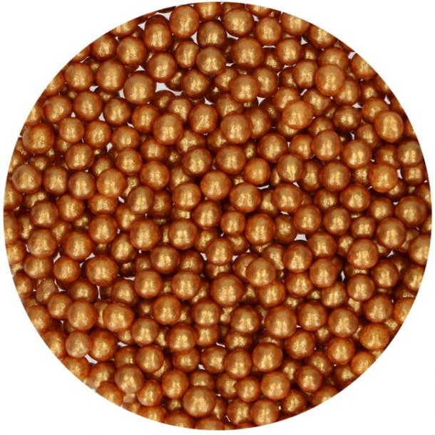 FunCakes Krymmel Soft Pearls Medium Gold - 60g