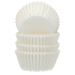FunCakes Mini Muffinsforme Hvid - 100stk