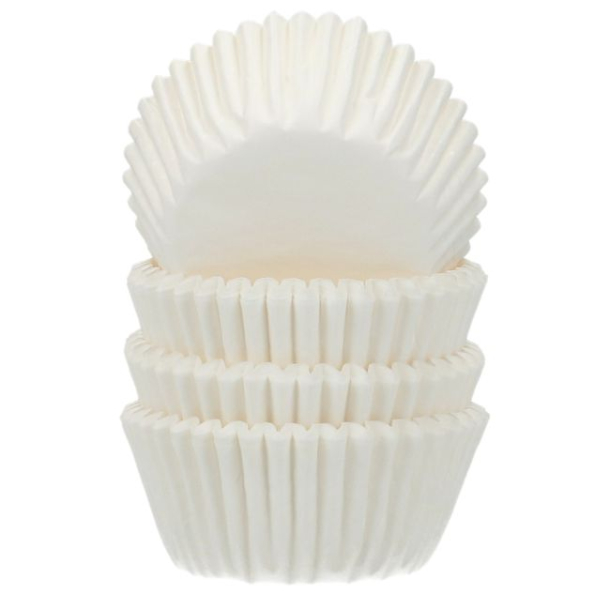 FunCakes Mini Muffinsforme Hvid - 100stk