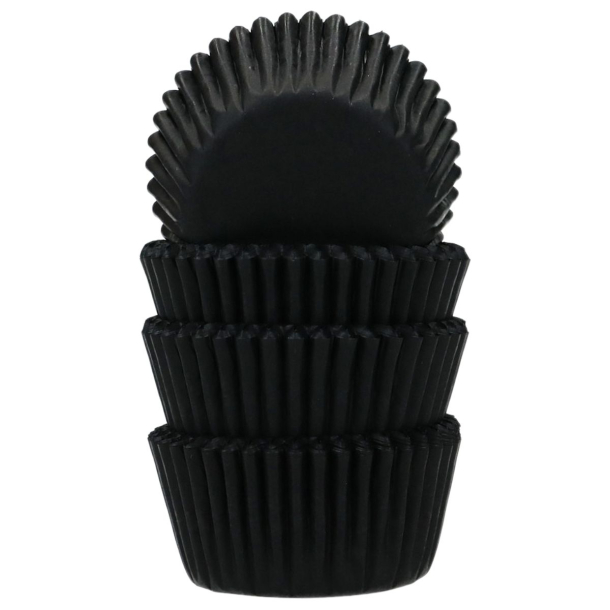FunCakes Mini Muffinsforme Sort - 100stk