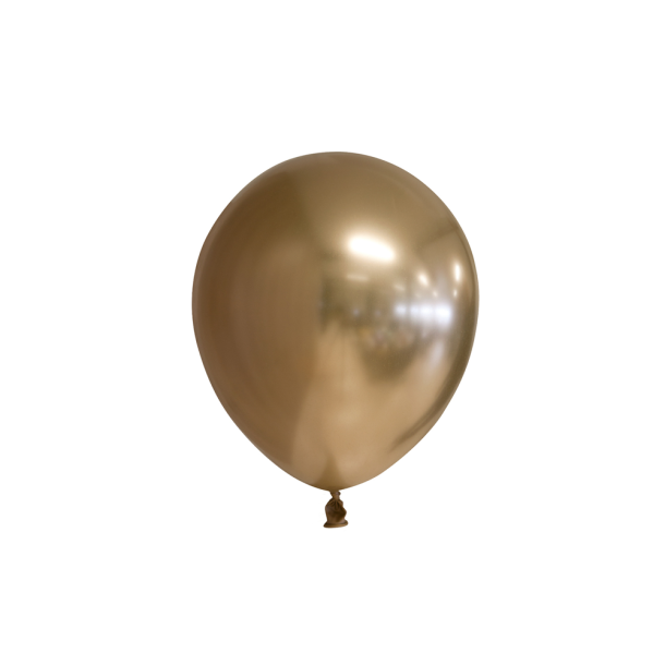 Mirror Balloner Guld 13cm - 100stk