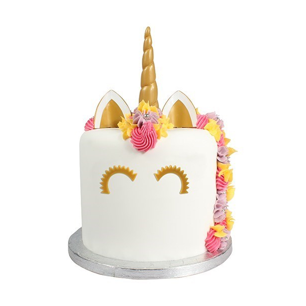 Dekorationsst Unicorn - 5dele