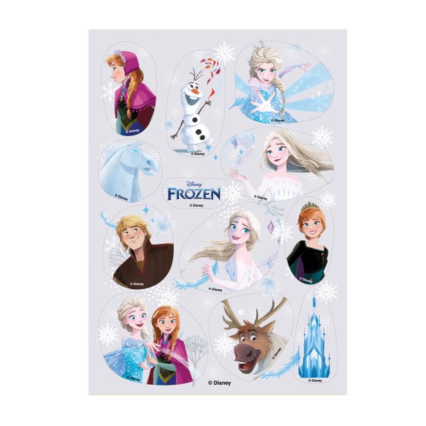 Kageprint Frozen - Silhuetter