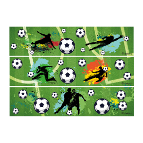 Kageprint B�nd Fodbold - 14,8x21