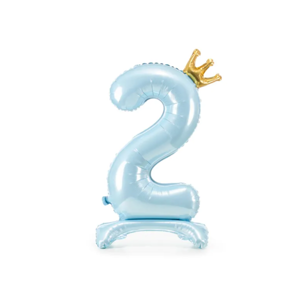 Folieballon Stende Tal Sky Blue - 84cm 