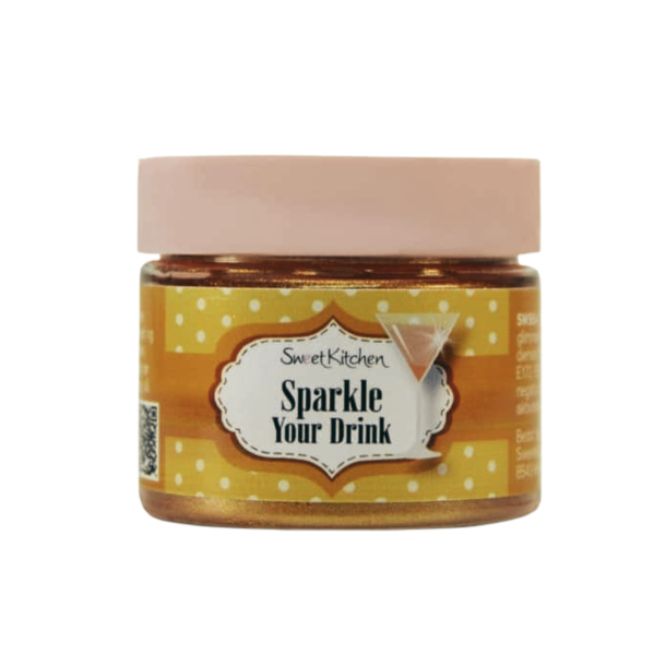 SweetKitchen Sparkle Your Drink Guld - 10g