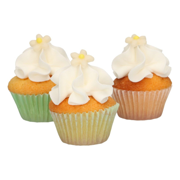 FunCakes Sukkerdekoration Krysantemum Gul - 30stk