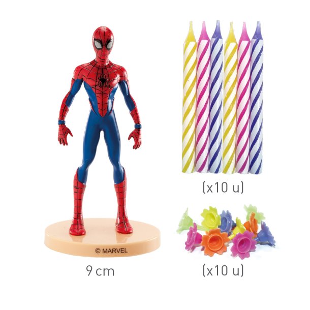 Cake Topper Spiderman &amp; Kagelys