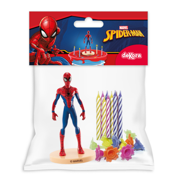Cake Topper Spiderman &amp; Kagelys