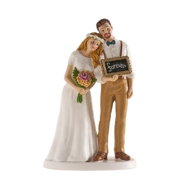 Cake Topper Bryllup - 1stk