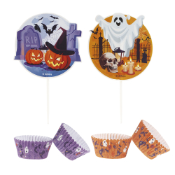 Dekora Muffinsforme &amp; Cake Topper - Halloween