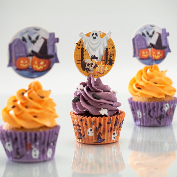 Dekora Muffinsforme &amp; Cake Topper - Halloween