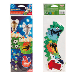 Cupcake Wrappers &amp; Caketoppers Fodbold - 6stk