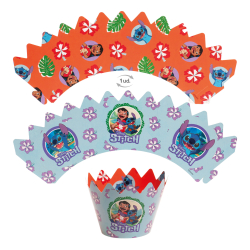 Cupcake Wrappers &amp; Caketoppers Stitch - 6stk