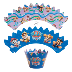 Cupcake Wrappers &amp; Caketoppers Paw Patrol - 6stk