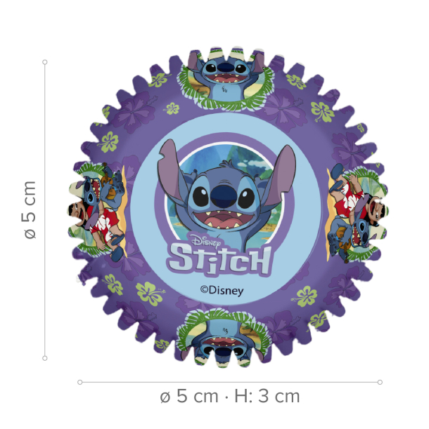 Muffinsforme Stitch - 25stk