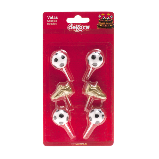 Kagelys Fodbold - 6stk