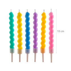 Kagelys Twisted - 6stk