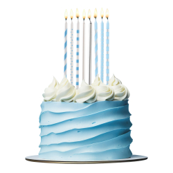 Kagelys Lysebl Mix - 16stk